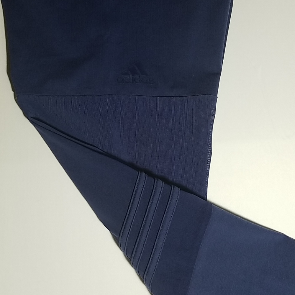 adidas Blue Mesh Tights - Picture 5 of 7